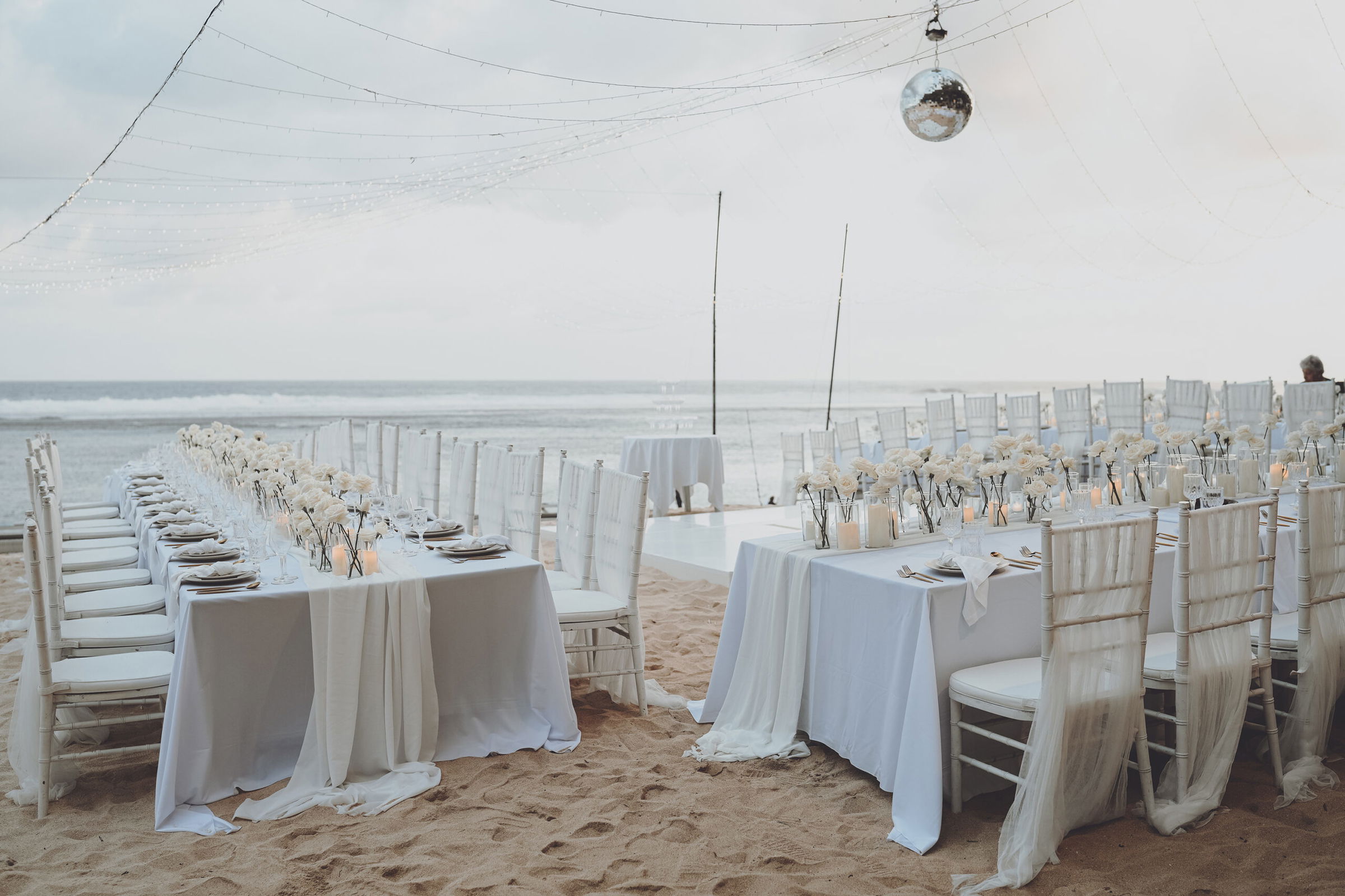 Karma Beach - Wedding Dinner Long Table Set Up