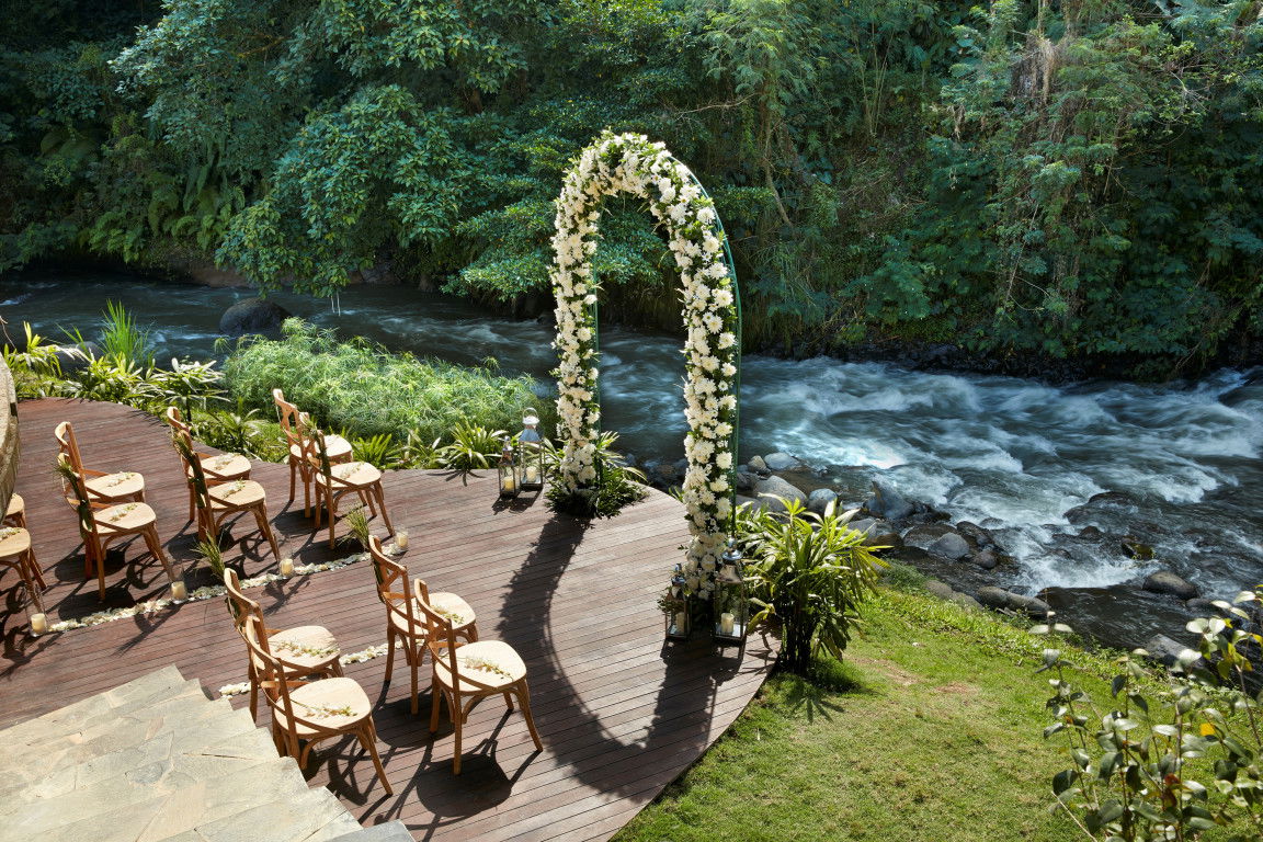 Riverside In Villa Wedding